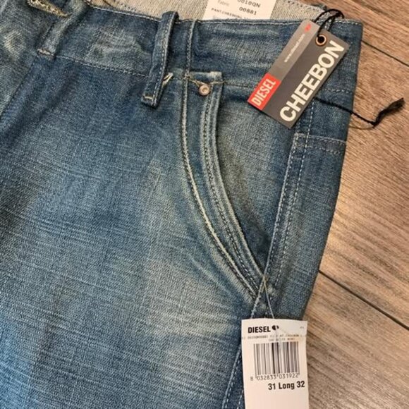Diesel “Cheebon” Slim Jeans – BNWT W31 L32 | Rare Dusty Mint - Picture 6 of 9